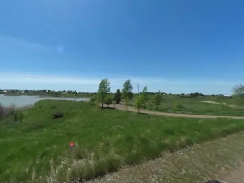 A view of Campsite 8 from the road.