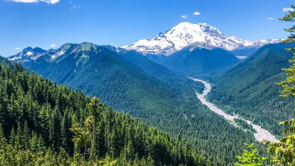 Mount Rainier National Park recreation area
