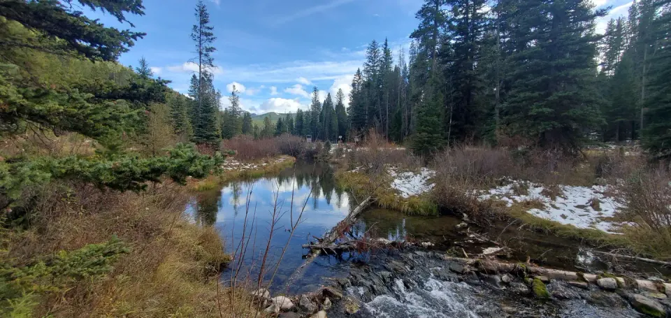 East Fork Rock Creek alongside the campground