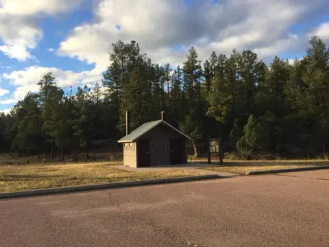 Sharp Creek Campground restroom buildings for all three group sites