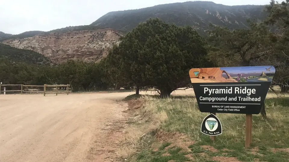 Entrance to Pyramid Ridge Campgound