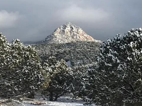 Pyramid Ridge in the winter