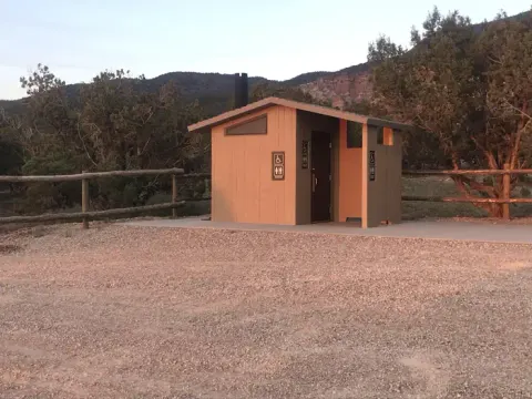 Single Vault toilet