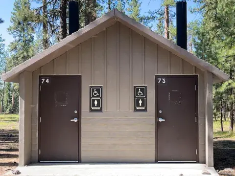 Double CXT vault toilets