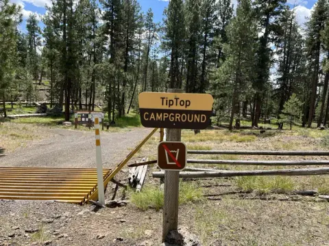 Entrance to campground