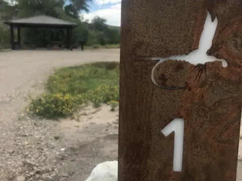Site 1 at the Hanging Rock Campground