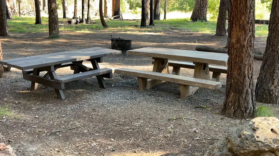 Falls Campground site 5