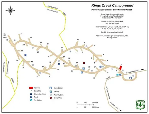 Dixie National Forest recreation area