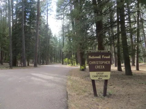 Christopher Creek Entrance Sign