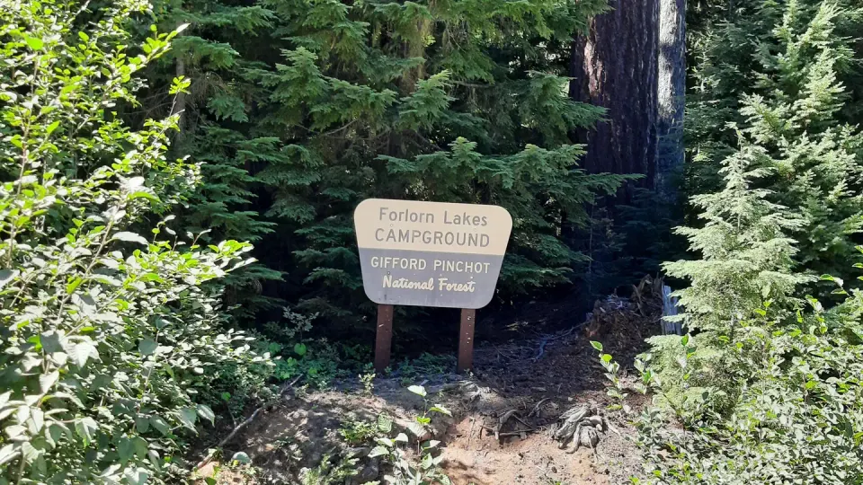 campground entrance sign