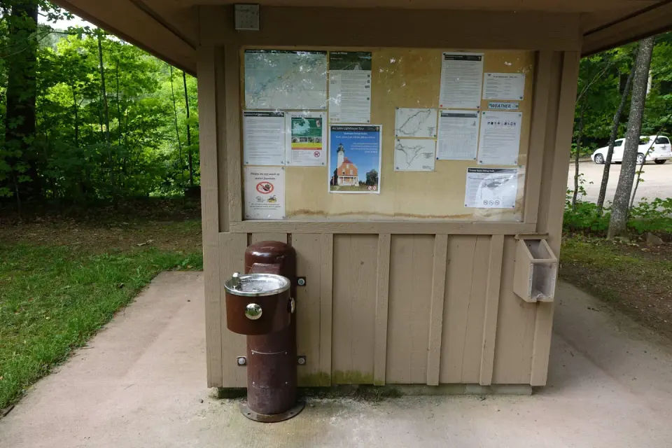 Water station in the campground