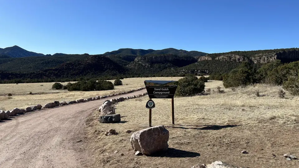 Sand Gulch Campground Entrance