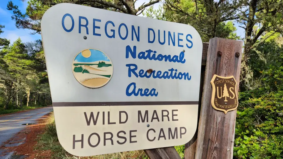 Wild Mare Entrance sign