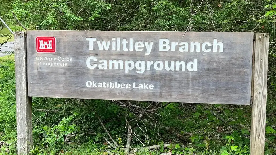 Twiltley Branch Campground Entrance Sign
