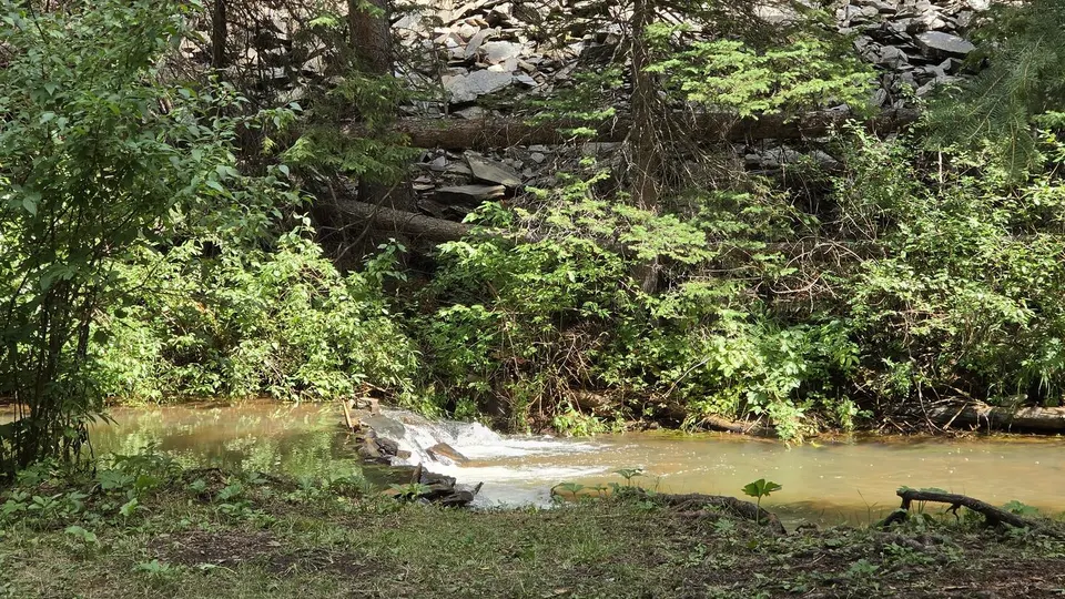 Stream Flowing adjacent to Castle Peak Campground