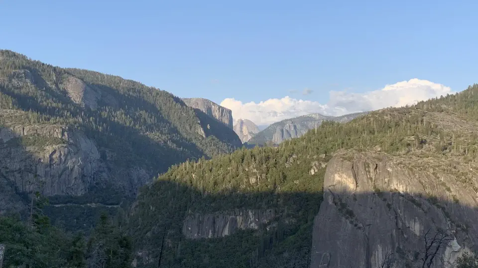 El Capitan, Half Dome and Sentinel Dome