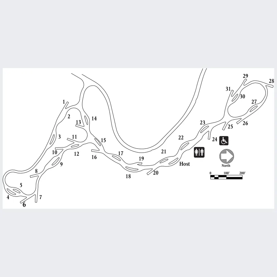 Meriwether Lewis Campground Map