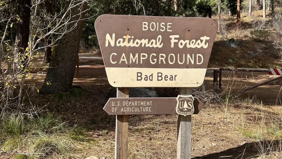 Boise National Forest recreation area