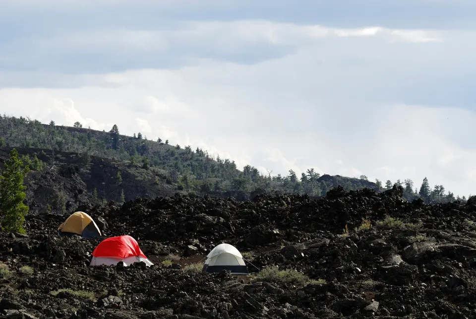 Tents at the Campground