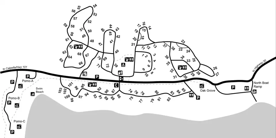 Kyen Campground Map