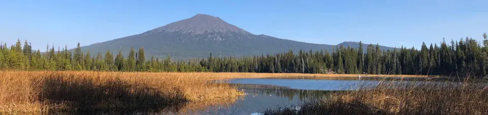 Mt. Bachelor from Hosmer Lake